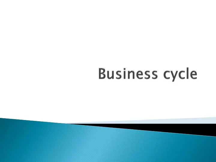 business cycle