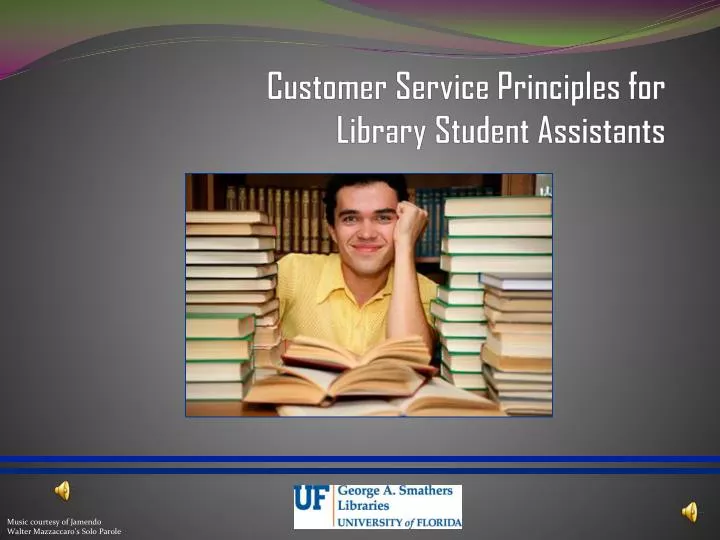 customer service principles for library student assistants