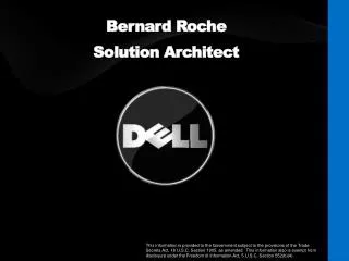 Bernard Roche Solution Architect