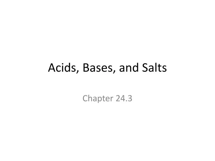 acids bases and salts