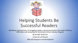 Helping Students Be Successful Readers
