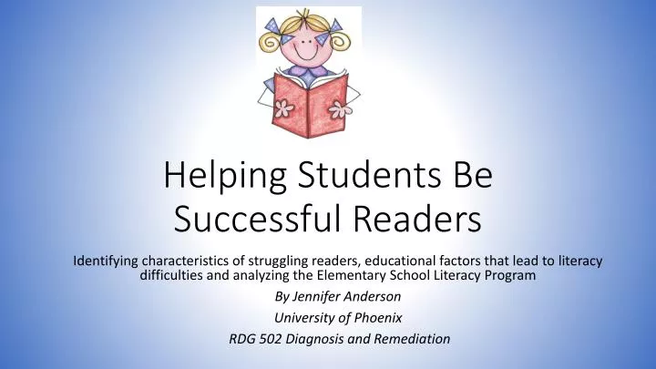 helping students be successful readers