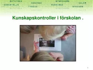 kunskapskontroller i f rskolan