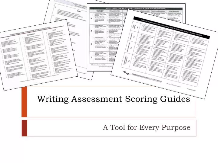 writing assessment scoring guides