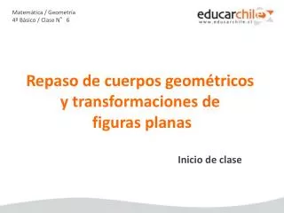 matem tica geometr a 4 b sico clase n 6