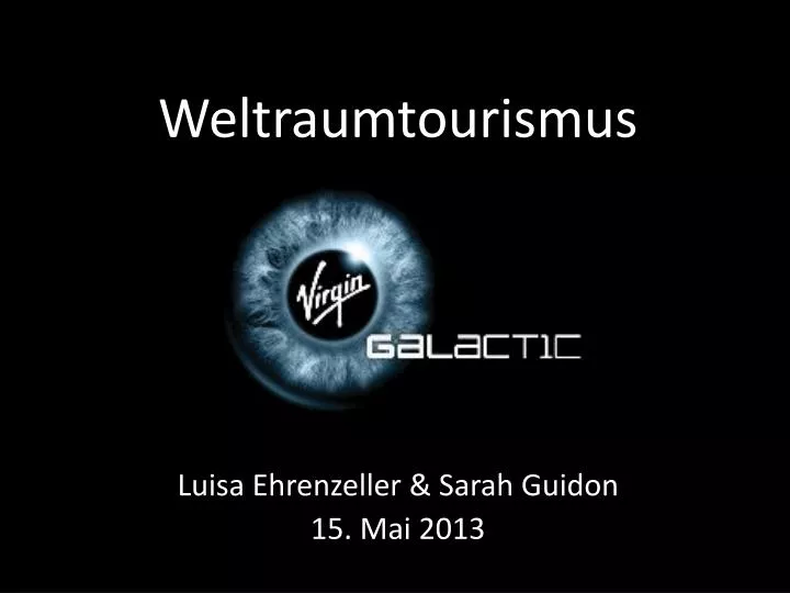 weltraumtourismus