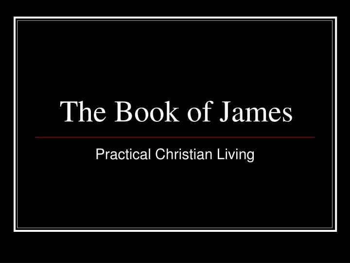 the book of james