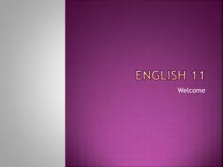English 11