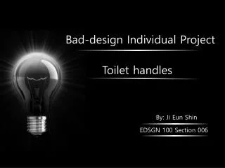 Bad-design Individual Project