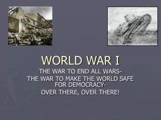 WORLD WAR I