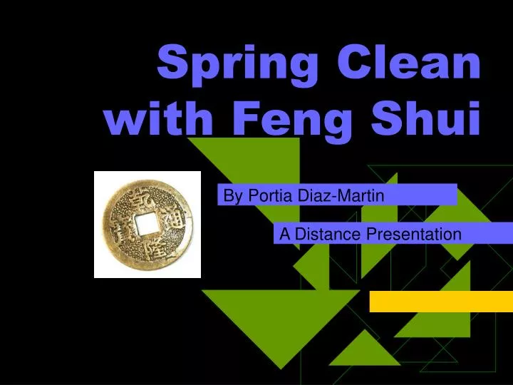 spring clean with feng shui
