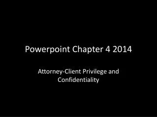 Powerpoint Chapter 4 2014