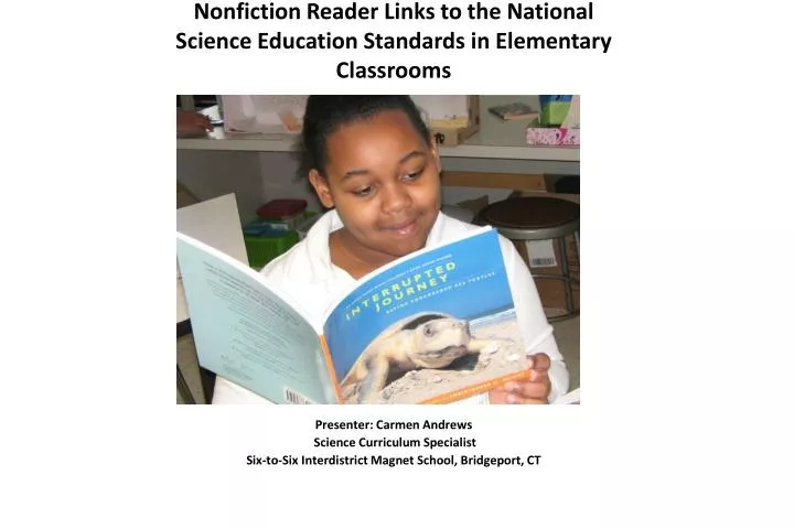 nonfiction reader links to the national science education standards in elementary classrooms