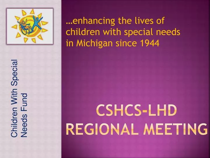 cshcs lhd regional meeting