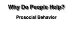 Why Do People Help? - slide 1
