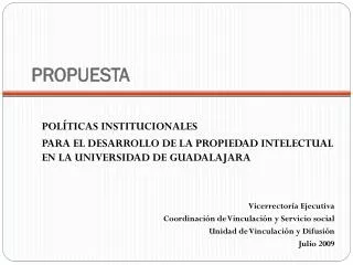 propuesta
