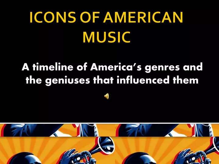 a timeline of america s genres and the geniuses that influenced them