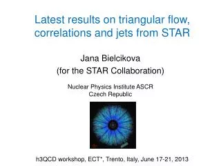 Latest results on triangular flow, correlations and jets from STAR