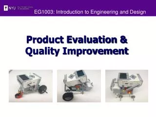 EG1003: Introduction to Engineering and Design