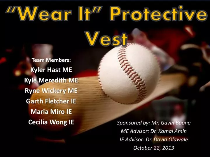 wear it protective vest