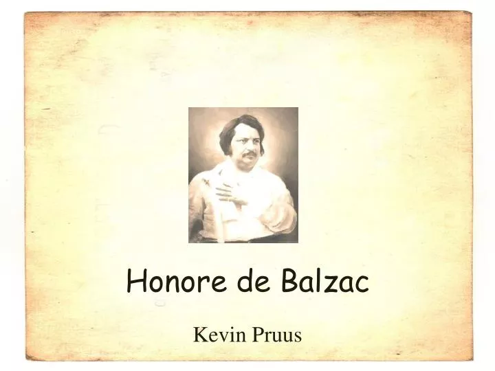 honore de balzac