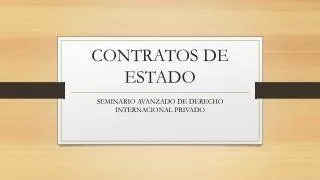 contratos de estado