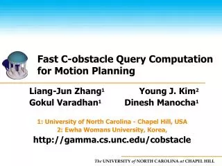 Fast C-obstacle Query Computation for Motion Planning