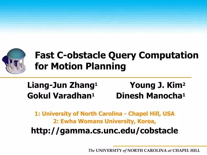 fast c obstacle query computation for motion planning