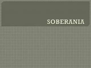 soberania