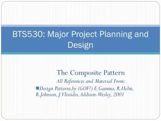 BTS530: Major Project Planning and Design