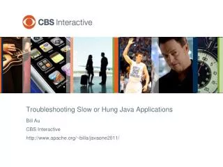 Troubleshooting Slow or Hung Java Applications