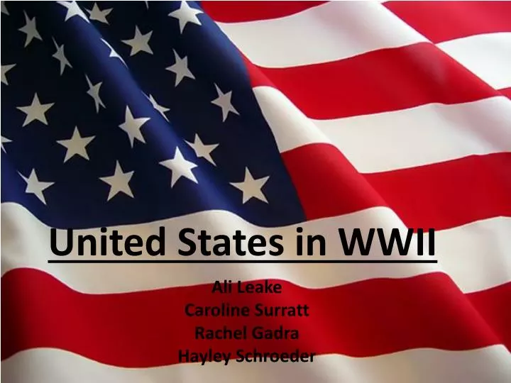 united states in wwii