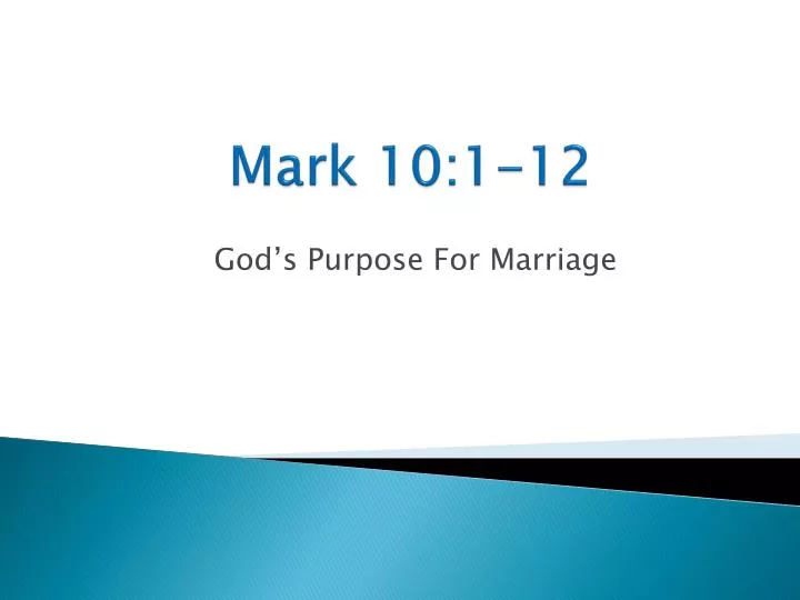 mark 10 1 12