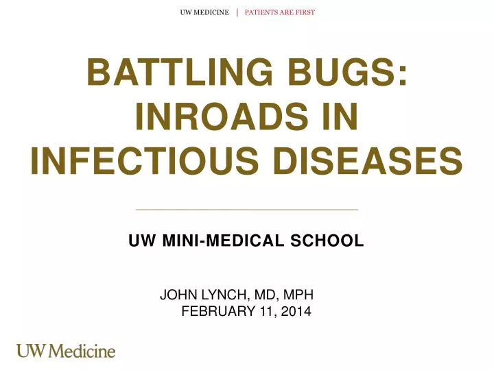 battling bugs inroads in infectious diseases