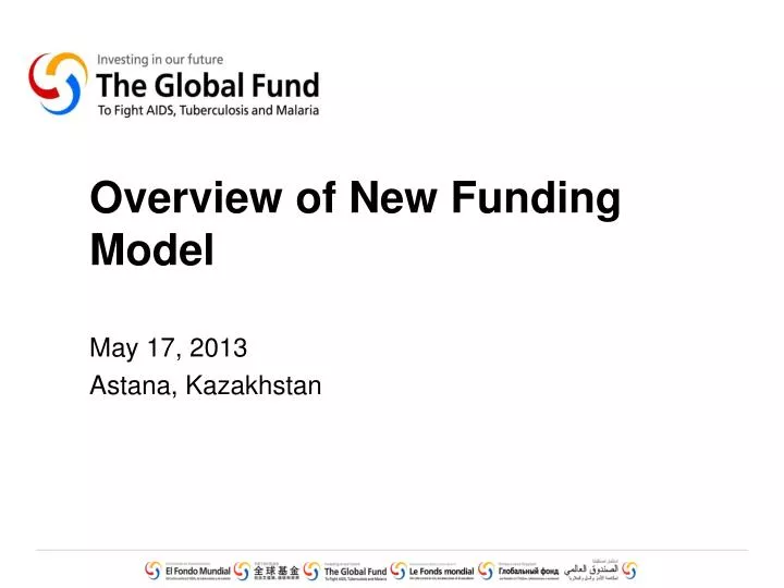 overview of new funding model