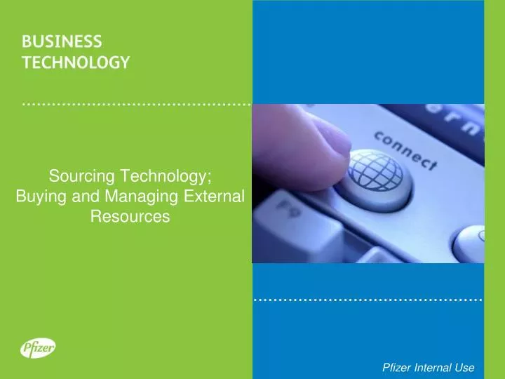 sourcing technology buying and managing external resources