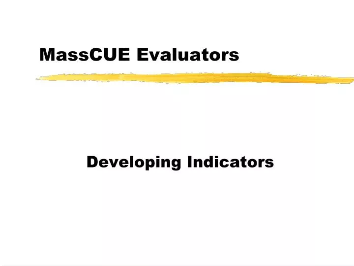 masscue evaluators