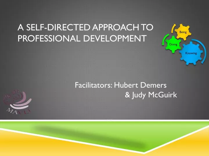 a self directed approach to professional development