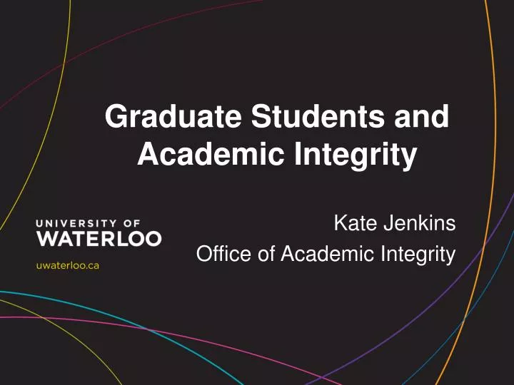 graduate students and academic integrity