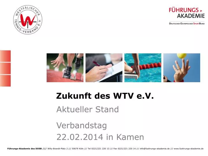 zukunft des wtv e v