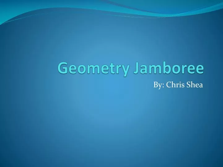 geometry jamboree