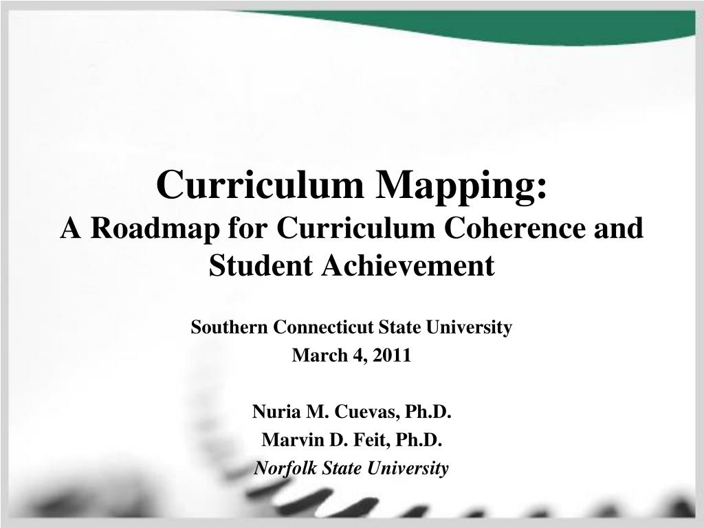 PPT - Curriculum Mapping: A Roadmap for Curriculum Coherence and ...