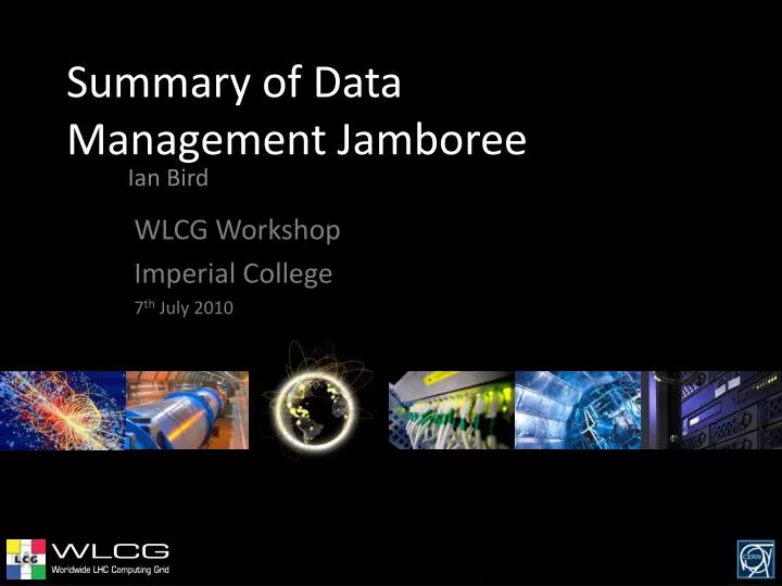 summary of data management jamboree