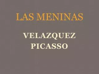 las meninas