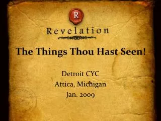 Detroit CYC Attica, Michigan Jan. 2009