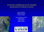 Innovative Modeling for Simulating Hypoxia and Anoxia in Estuarine Ecosystems - slide 1