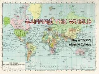 Mapping the world