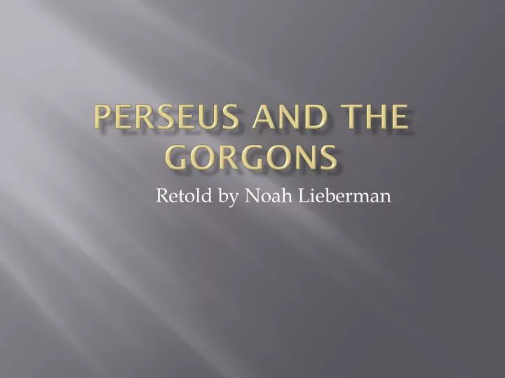 perseus and the gorgons