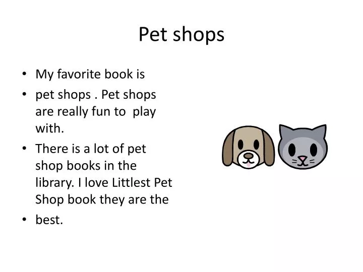 pet shops