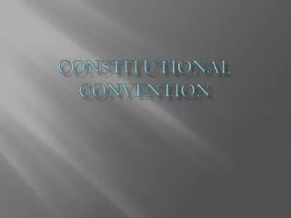 Constitutional Convention